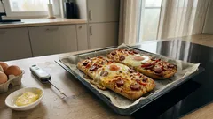 Pizza na chlebie w 20 minut: jeden szczegół z piekarnikiem robi całą różnicę