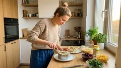 Wygląda jak z restauracji, a robi się ją w 15 minut: lekka sałatka z wołowiną na 8 marca